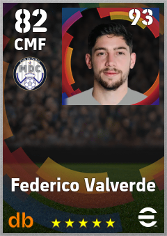 Federico Valverde eFootball player card