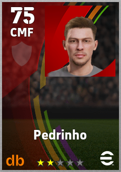 Pedrinho — CMF, OVR 75, MAX 75