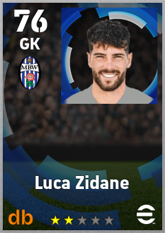 Luca Zidane — GK, OVR 76, MAX 76