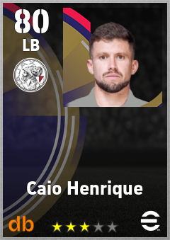 Caio Henrique — LB, OVR 80, MAX 89