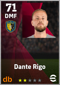 Dante Rigo eFootball player card