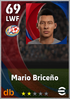 Mario Briceño — LWF, OVR 69, MAX 69