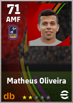 Matheus Oliveira — AMF, OVR 71, MAX 71