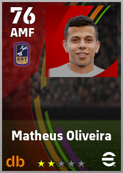 Matheus Oliveira — AMF, OVR 76, MAX 76