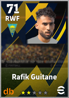 Rafik Guitane — RWF, OVR 71, MAX 71