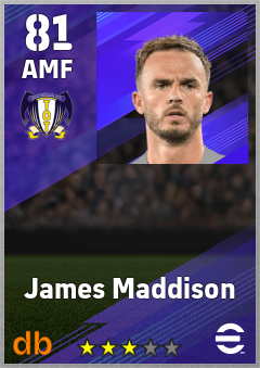 James Maddison eFootball player card