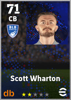 Scott Wharton eFootball player card
