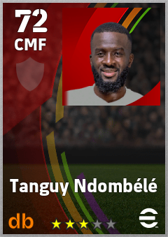 Tanguy Ndombélé eFootball player card