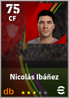 Nicolás Ibáñez eFootball player card