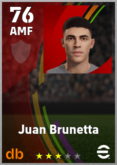 Juan Brunetta eFootball player card