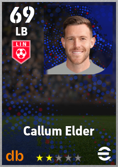 Callum Elder — LB, OVR 69, MAX 69
