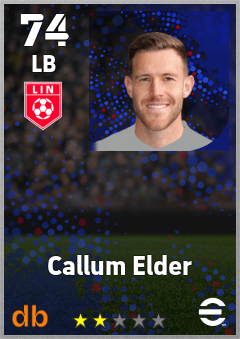 Callum Elder — LB, OVR 74, MAX 74