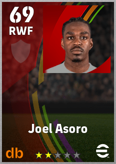 Joel Asoro eFootball player card