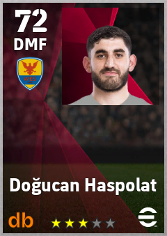 Doğucan Haspolat — DMF, OVR 72, MAX 72