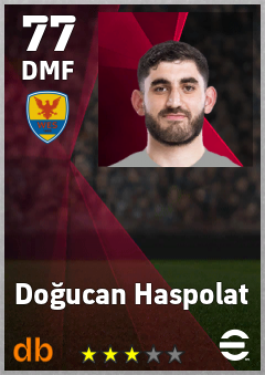 Doğucan Haspolat — DMF, OVR 77, MAX 77