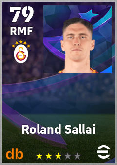 Roland Sallai — RMF, OVR 79, MAX 79