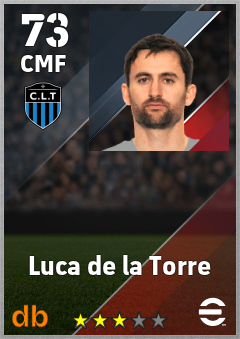 Luca de la Torre — CMF, OVR 73, MAX 73