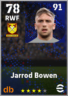 Jarrod Bowen eFootball player card