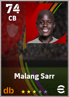 Malang Sarr eFootball player card