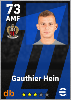 Gauthier Hein — AMF, OVR 73, MAX 73