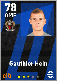 Gauthier Hein eFootball player card