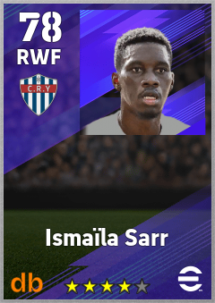 Ismaïla Sarr eFootball player card