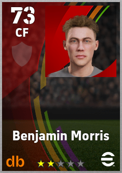 Benjamin Morris eFootball player card