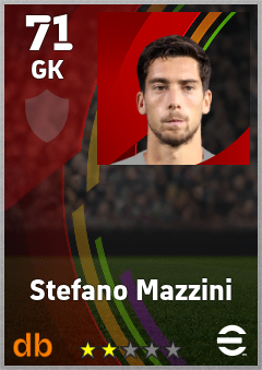 Stefano Mazzini — GK, OVR 71, MAX 71