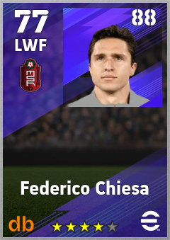 Federico Chiesa eFootball player card