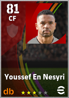 Youssef En Nesyri eFootball player card