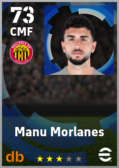 Manu Morlanes — CMF, OVR 73, MAX 73