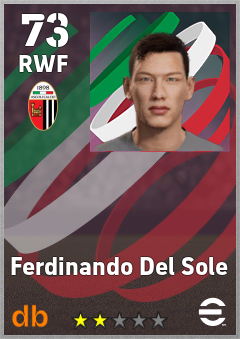 Ferdinando Del Sole — RWF, OVR 73, MAX 73