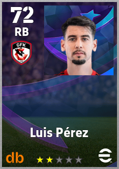 Luis Pérez eFootball player card