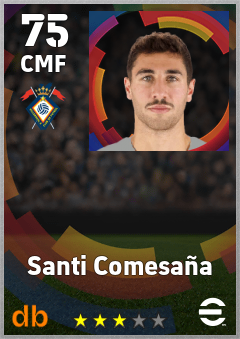 Santi Comesaña eFootball player card