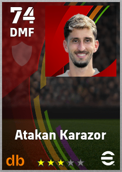 Atakan Karazor eFootball player card
