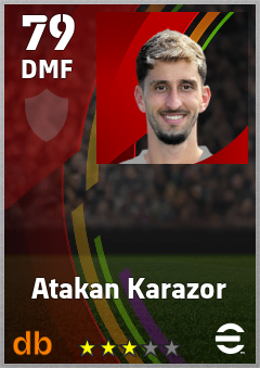 Atakan Karazor eFootball player card