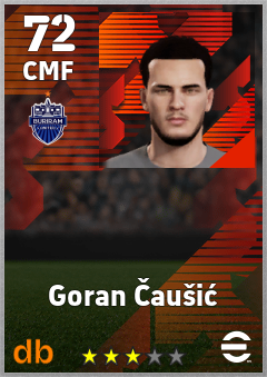 Goran Čaušić eFootball player card
