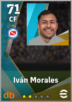 Iván Morales — CF, OVR 71, MAX 71