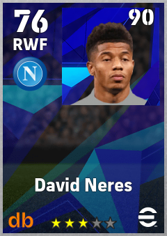 David Neres eFootball player card