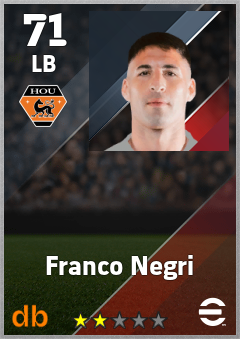 Franco Negri — LB, OVR 71, MAX 71