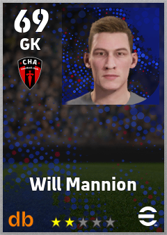 Will Mannion — GK, OVR 69, MAX 69