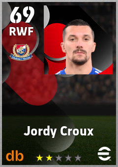 Jordy Croux eFootball player card