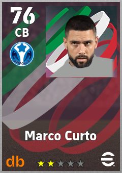 Marco Curto — CB, OVR 76, MAX 76