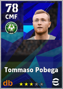 Tommaso Pobega — CMF, OVR 78, MAX 78
