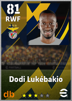 Dodi Lukébakio — RWF, OVR 81, MAX 89