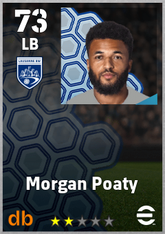 Morgan Poaty eFootball player card