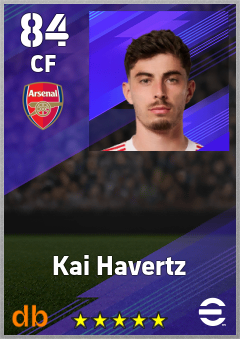Kai Havertz — CF, OVR 84, MAX 92