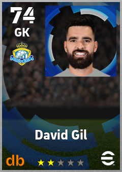 David Gil — GK, OVR 74, MAX 74