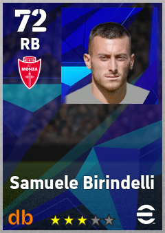 Samuele Birindelli — RB, OVR 72, MAX 72