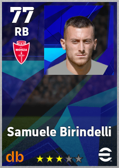 Samuele Birindelli — RB, OVR 77, MAX 77